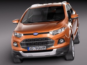 Ecosport 2014 Modello 3D