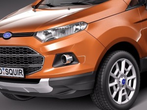 Ecosport 2014 Modello 3D