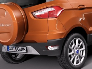 Ecosport 2014 Modello 3D