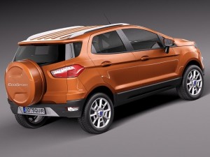 Ecosport 2014 Modello 3D