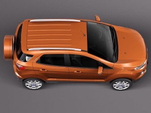 Ecosport 2014 Modello 3D