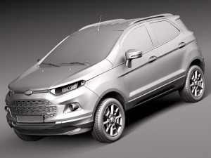 Ecosport 2014 Modello 3D