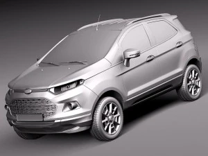 Ecosport 2014 3D Model