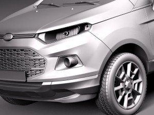 Ecosport 2014 Modello 3D