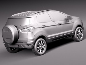 Ecosport 2014 Modello 3D