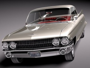 Cadillac Coupe Deville 1961 3D Model