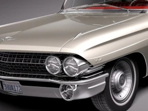 Cadillac Coupe Deville 1961 3D Model