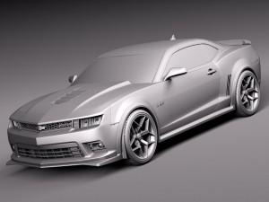 Chevrolet Camaro Z28 2014 3D मॉडल