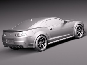 Chevrolet Camaro Z28 2014 3D मॉडल