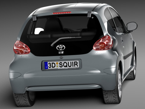 Toyota Aygo 3-door 2013 Modelo 3D