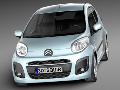 Citroen C1 3-doors 2013 Modelo 3D