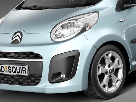 Citroen C1 3-doors 2013 3D Model