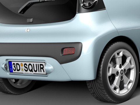 Citroen C1 3-doors 2013 Modelo 3D
