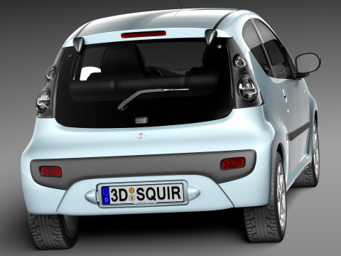 Citroen C1 3-doors 2013 Modelo 3D