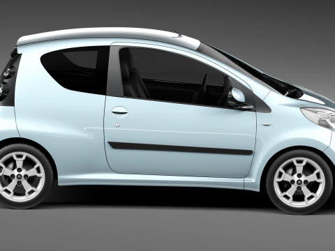 Citroen C1 3-doors 2013 3D Model