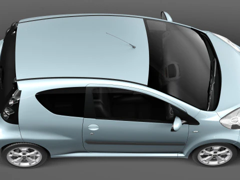 Citroen C1 3-doors 2013 3D Model
