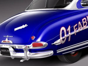 Hudson Hornet 1951-1954 3D Model