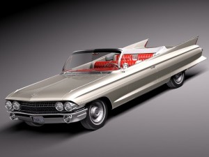 Cadillac 1961 Eldorado Convertible 3D Model