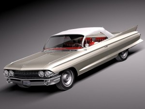Cadillac 1961 Eldorado Convertible Modelo 3D