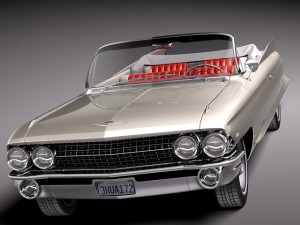 Cadillac 1961 Eldorado Convertible Modelo 3D