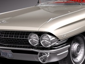 Cadillac 1961 Eldorado Convertible Modelo 3D