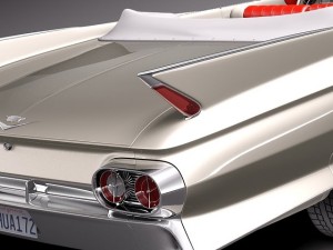 Cadillac 1961 Eldorado Convertible Modelo 3D