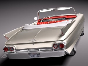 Cadillac 1961 Eldorado Convertible Modelo 3D