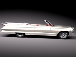 Cadillac 1961 Eldorado Convertible Modelo 3D
