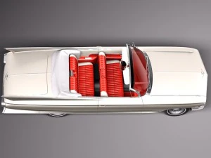 Cadillac 1961 Eldorado Convertible 3D Model