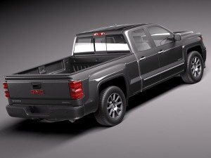 GMC Sierra 2014 Denali 3D Модель