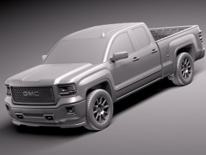 GMC Sierra 2014 Denali 3D Модель