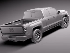 GMC Sierra 2014 Denali 3D Model