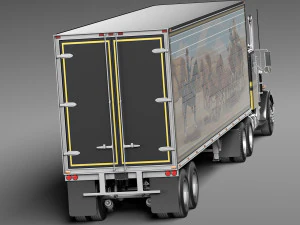 Kenworth W900 1974 Smokey and the Bandit 3D Model