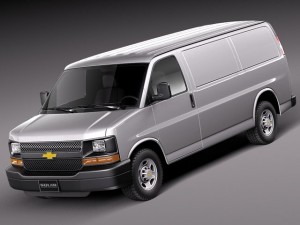 Chevrolet Express Van 2001-2013 3Dモデル