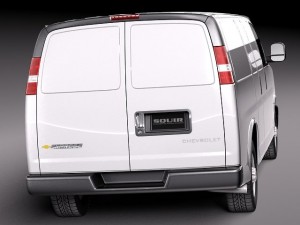 Chevrolet Express Van 2001-2013 3D Model