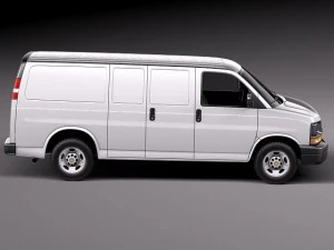 Chevrolet Express Van 2001-2013 3D Model