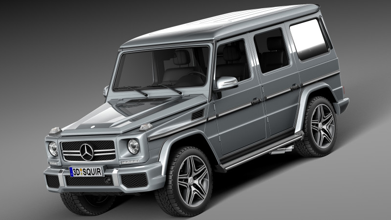 Mercedes-Benz G63 AMG 2013 3Dモデル .c4d .max .obj .3ds .fbx .stl .blend 