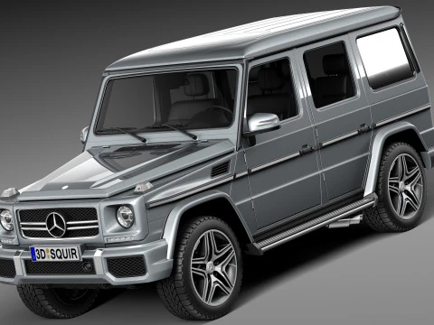메르세데스-벤츠 G63 AMG 2013 3D 모델