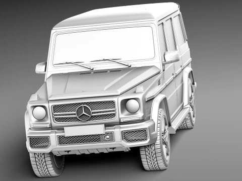 Mercedes-Benz G63 AMG 2013 3D Model