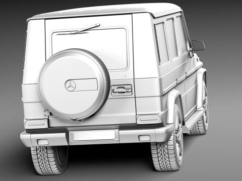 Mercedes-Benz G63 AMG 2013 3D Model