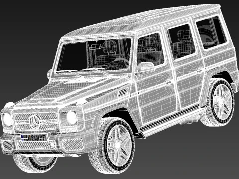 Mercedes-Benz G63 AMG 2013 3D Model