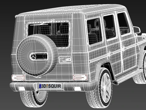 Mercedes-Benz G63 AMG 2013 3D Model