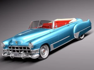 Cadillac 1949 S&eacute;rie 62 Cabriolet Modèle 3D