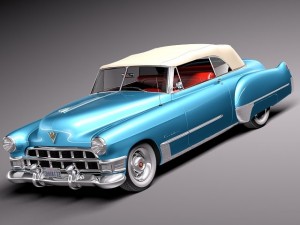 Cadillac 1949 Series 62 Convertible 3D 模型