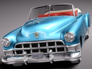 Cadillac 1949 Series 62 Convertible 3D 模型