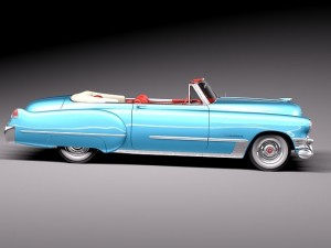 Cadillac 1949 Series 62 Convertible 3D 模型