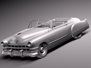 Cadillac 1949 Series 62 Convertible 3D 模型