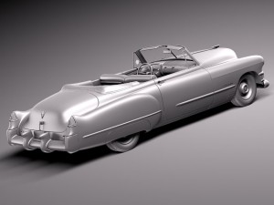 Cadillac 1949 Series 62 Convertible 3D 模型