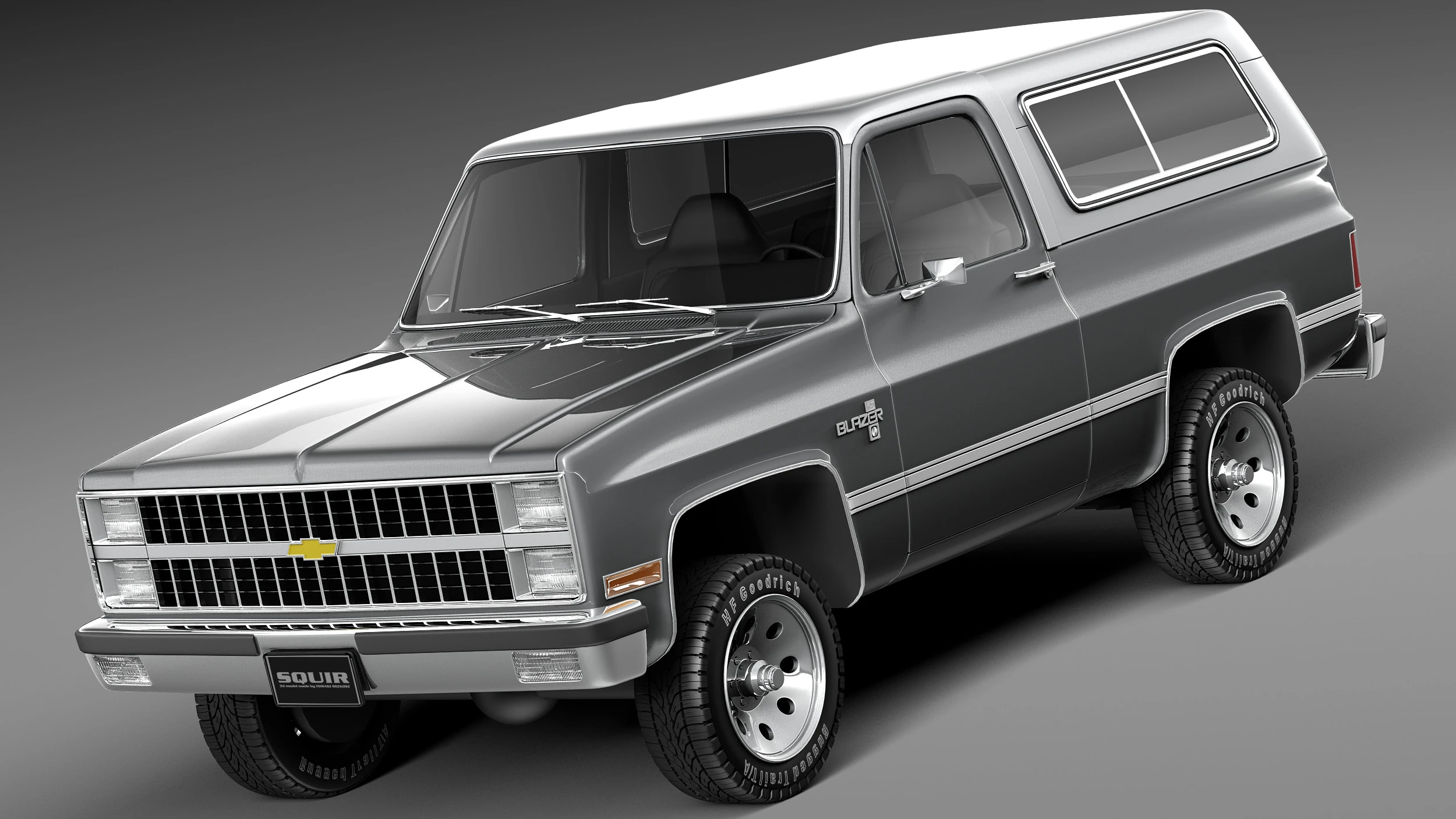 Chevrolet Blazer K5 1981-1987 3D Model .c4d .max .obj .3ds .fbx .stl .blend 