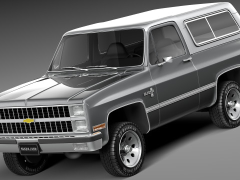 Chevrolet Blazer K5 1981-1987 Model 3D